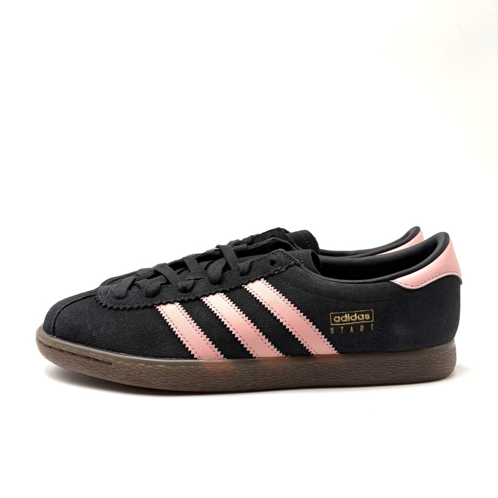 Adidas Originals Women's Size 9 Stadt Carbon/Gum Pink Shoes Sneakers JQ9018 NEW - Picture 2 of 6